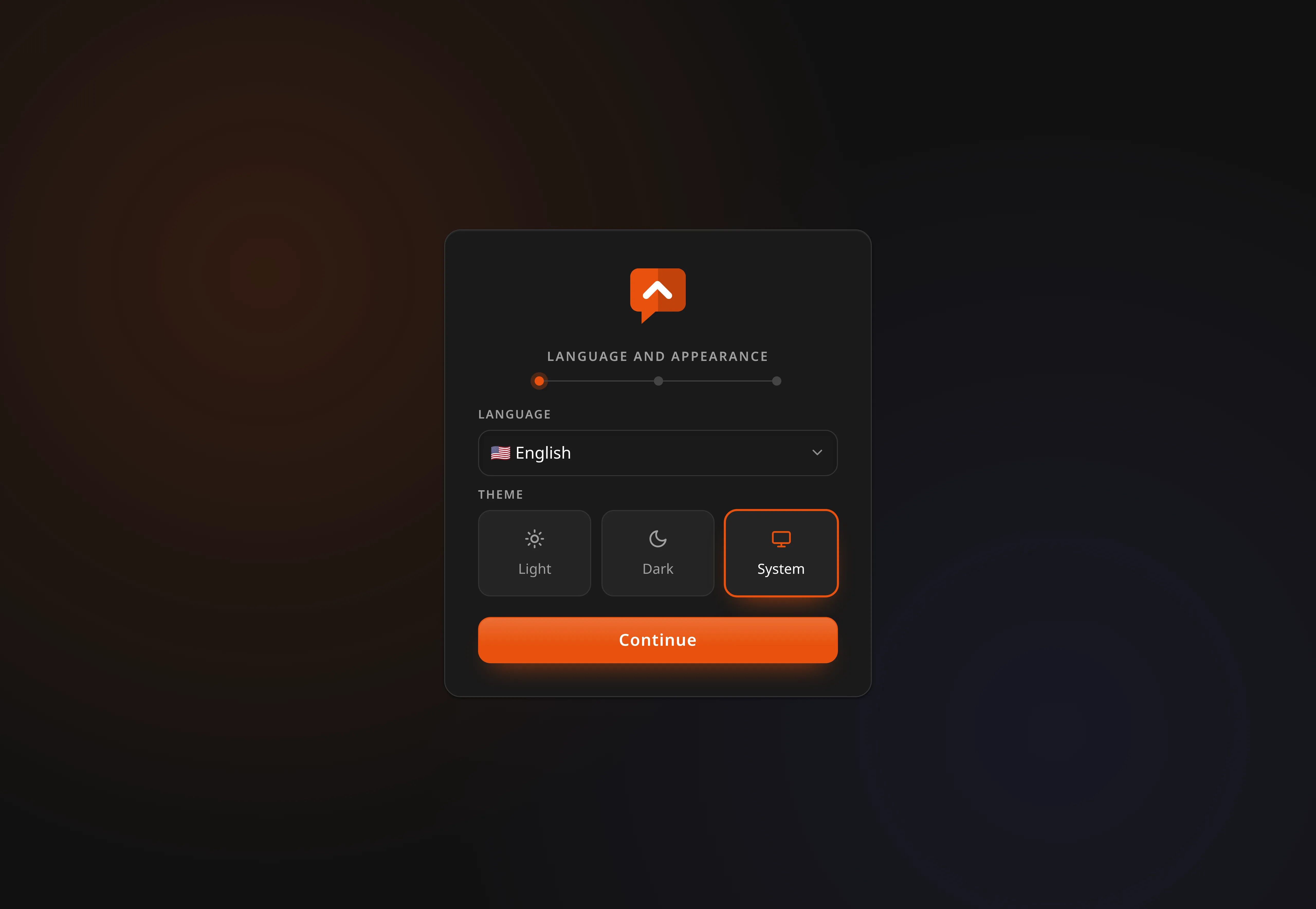 The first step