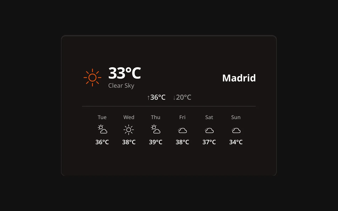 Weather Widget